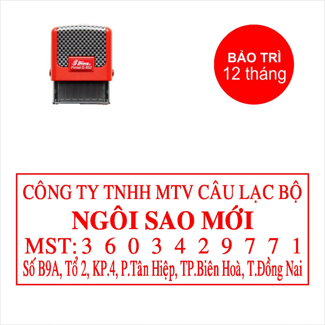 Khắc dấu mã số thuế mẫu thông dụng